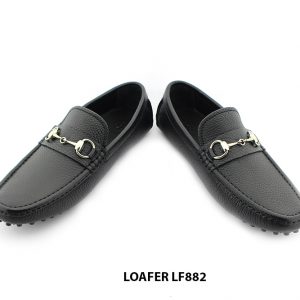 [Outlet size 39] Giày lười nam da bò vân hạt loafer LF882 004