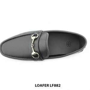 [Outlet size 39] Giày lười nam da bò vân hạt loafer LF882 002