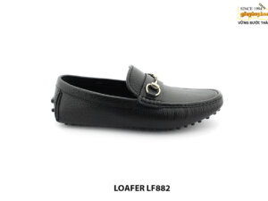 [Outlet size 39] Giày lười nam da bò vân hạt loafer LF882 001