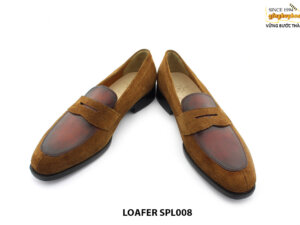 [Outlet size 44] Giày lười nam da lộn thời trang Loafer SPL008 004