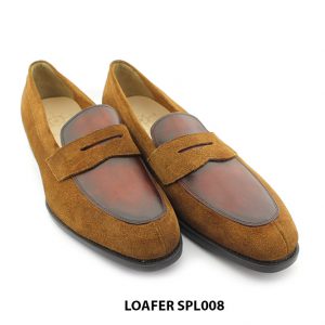 [Outlet size 44] Giày lười nam da lộn thời trang Loafer SPL008 003