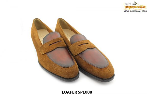 [Outlet size 44] Giày lười nam da lộn thời trang Loafer SPL008 003