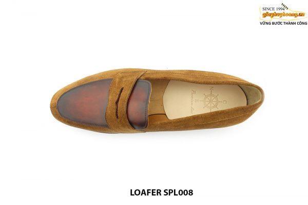 [Outlet size 44] Giày lười nam da lộn thời trang Loafer SPL008 002