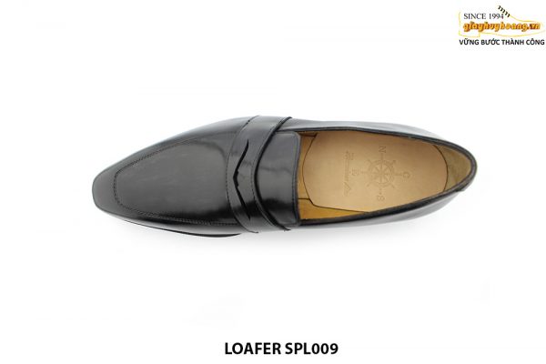 [Outlet size 41] Giày lười nam màu đen Penny Loafer SPL009 002
