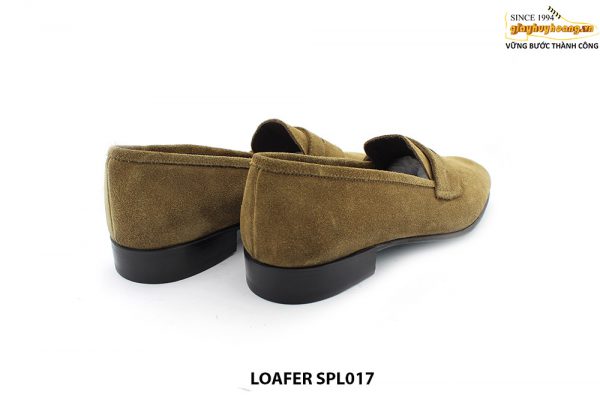 [Outlet size 40.5] Giày lười nam da lộn đế da bò loafer SPL017 005