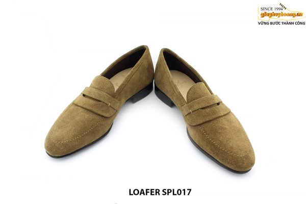 [Outlet size 40.5] Giày lười nam da lộn đế da bò loafer SPL017 004
