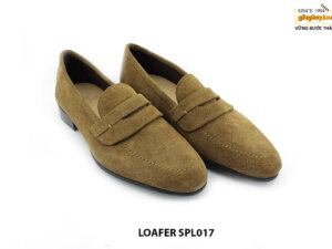 [Outlet size 40.5] Giày lười nam da lộn đế da bò loafer SPL017 003