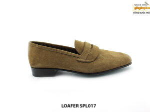 [Outlet size 40.5] Giày lười nam da lộn đế da bò loafer SPL017 001