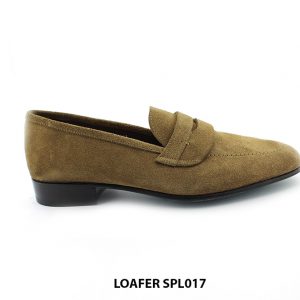 [Outlet size 40.5] Giày lười nam da lộn đế da bò loafer SPL017 001