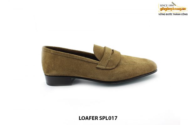 [Outlet size 40.5] Giày lười nam da lộn đế da bò loafer SPL017 001