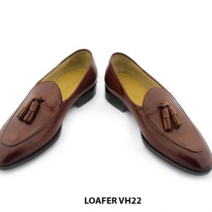 [Outlet size 39] Giày lười nam có chuông tua rua loafer VH22 004