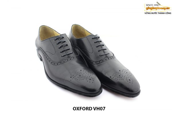 [Outlet size 41] Giày da nam buộc dây cao cấp Oxford VH07 003