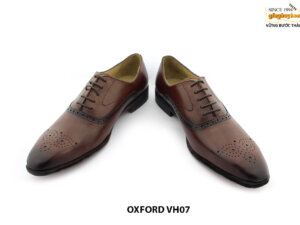 [Outlet size 40+42] Giày da nam buộc dây cao cấp Oxford VH07 008