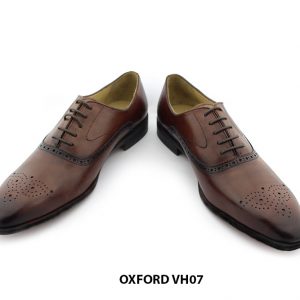 [Outlet size 40+42] Giày da nam buộc dây cao cấp Oxford VH07 008