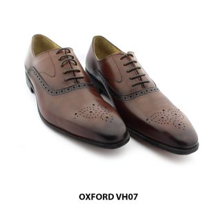 [Outlet size 40+42] Giày da nam buộc dây cao cấp Oxford VH07 007