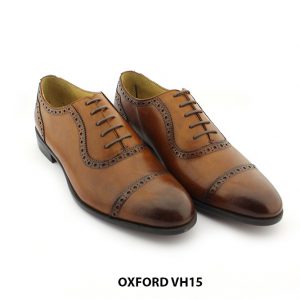 [Outlet] Giày da nam Captoe Oxford sang trọng VH15 003