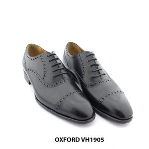 [Outlet] Giày da nam màu đen lịch lãm Oxford VH1905 003