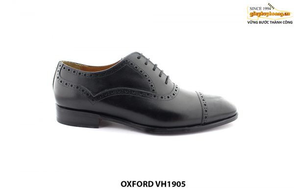 [Outlet] Giày da nam màu đen lịch lãm Oxford VH1905 001
