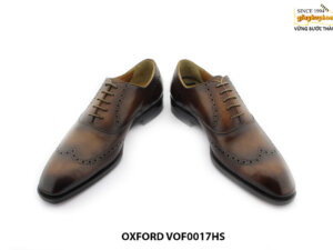 [Outlet size 41] Giày tây nam Patina bò Oxford VOF0017HS 004