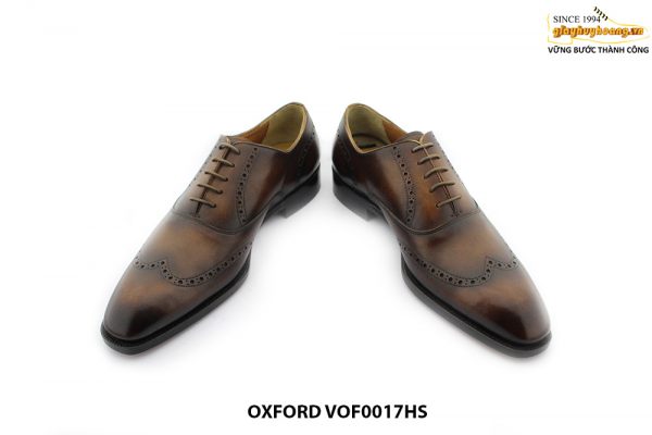 [Outlet size 41] Giày tây nam Patina bò Oxford VOF0017HS 004