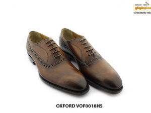 [Outlet size 41] Giày tây nam mũi trơn Oxford VOF0018HS 003