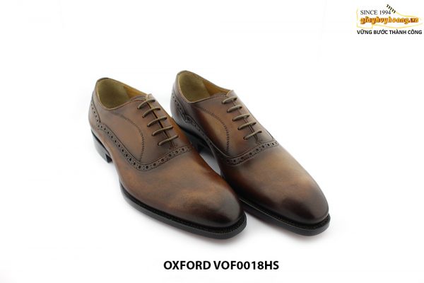 [Outlet size 41] Giày tây nam mũi trơn Oxford VOF0018HS 003