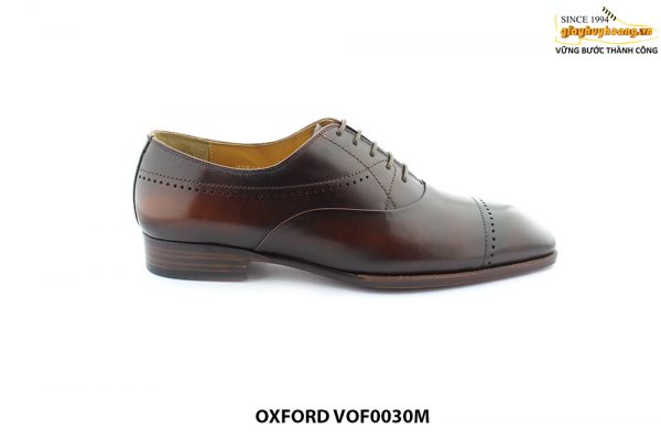 [Outlet] Giày da nam thiết kế đẹp Oxford VOF0030M 001