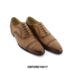 [Outlet] Giày da nam Brogues thủ công Oxford VH17 0012