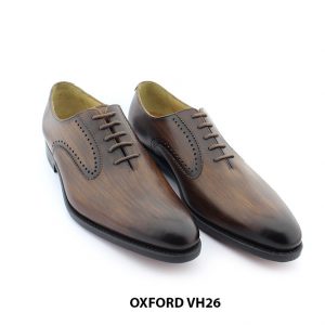 [Outlet size 42] Giày da nam màu thủ công Oxford VH26 001