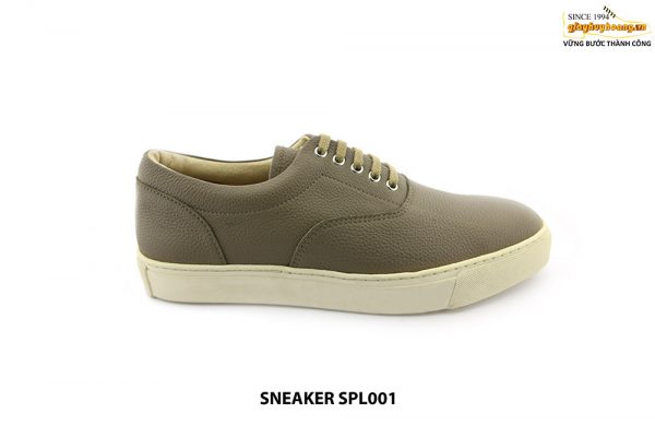 [Outlet size 44] Giày da nam sneaker trẻ trung SPL001 001