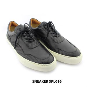[Outlet size 41] Giày da nam đế bằng Sneaker SPL016 003