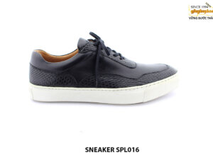 [Outlet size 41] Giày da nam đế bằng Sneaker SPL016 001