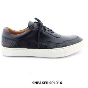 [Outlet size 41] Giày da nam đế bằng Sneaker SPL016 001