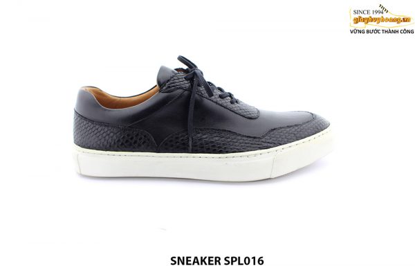 [Outlet size 41] Giày da nam đế bằng Sneaker SPL016 001