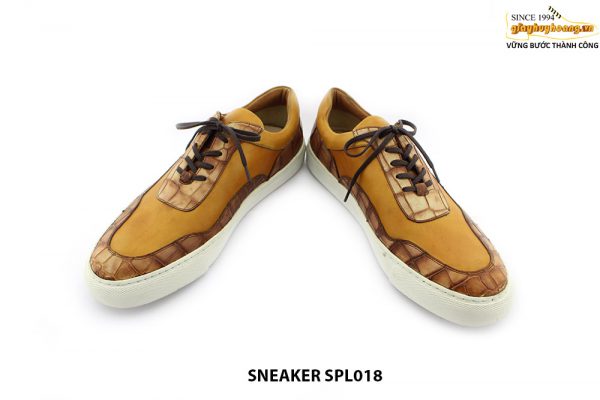[Outlet size 41] Giày da nam năng động Sneaker SPL018 004