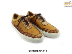 [Outlet size 41] Giày da nam năng động Sneaker SPL018 003