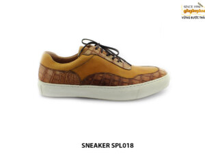 [Outlet size 41] Giày da nam năng động Sneaker SPL018 001