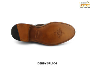 [Outlet size 40] Giày da nam Wingtips phối da lộn Oxford SPL004 006