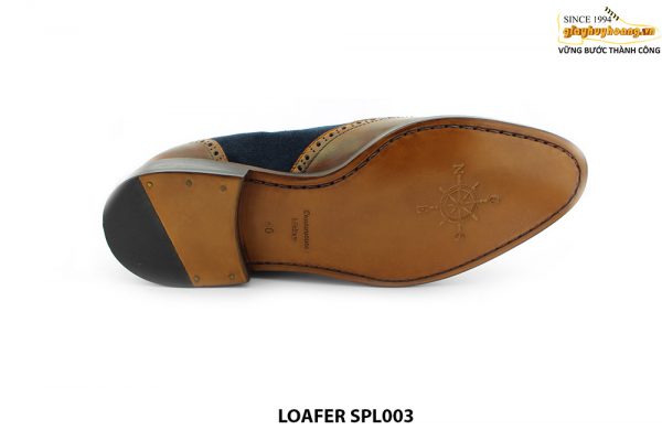 [Outlet size 42] Giày lười nam đế da bò loafer SPL003 007