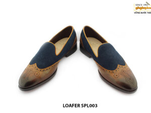 [Outlet size 42] Giày lười nam đế da bò loafer SPL003 005