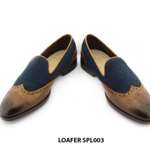 [Outlet size 42] Giày lười nam đế da bò loafer SPL003 005
