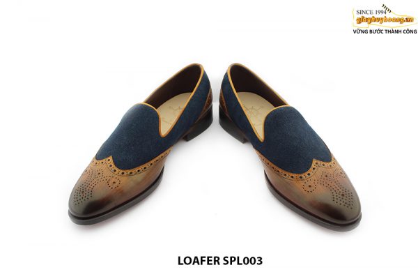 [Outlet size 42] Giày lười nam đế da bò loafer SPL003 005