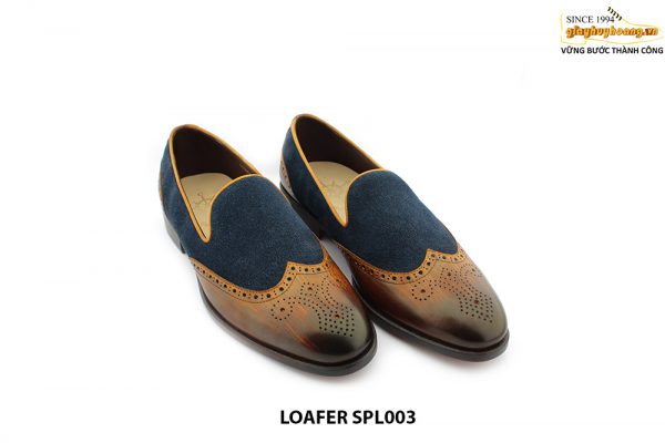 [Outlet size 42] Giày lười nam đế da bò loafer SPL003 004