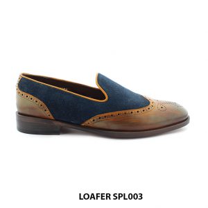 [Outlet size 42] Giày lười nam đế da bò loafer SPL003 001