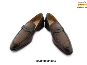 [Outlet size 46] Giày da nam bàn chân to Loafer SPL006 004
