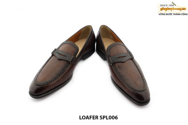 [Outlet size 46] Giày da nam bàn chân to Loafer SPL006 004