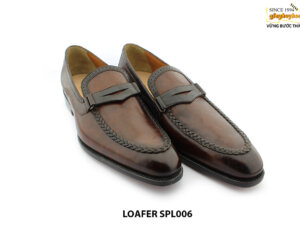 [Outlet size 46] Giày da nam bàn chân to Loafer SPL006 003