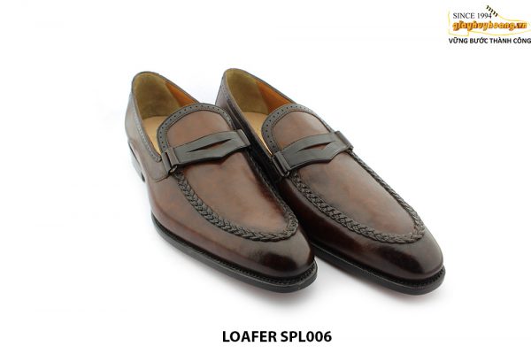 [Outlet size 46] Giày da nam bàn chân to Loafer SPL006 003