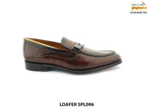 [Outlet size 46] Giày da nam bàn chân to Loafer SPL006 001