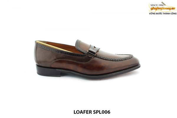 [Outlet size 46] Giày da nam bàn chân to Loafer SPL006 001